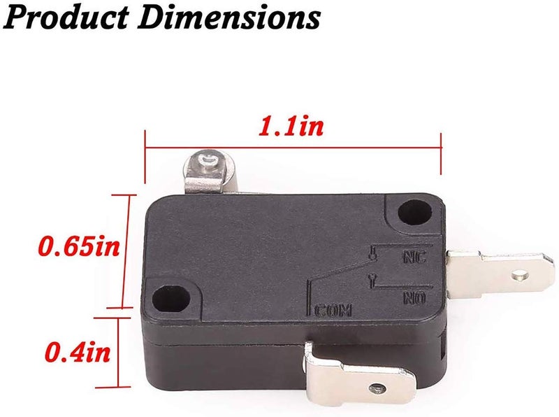 Swess 2Pack Golf carts Accelerator Micro Switch 25861-G01 10896, Fit for EZGO Electric 1994-Up TXT PDS/DCS Golf carts - Image 2